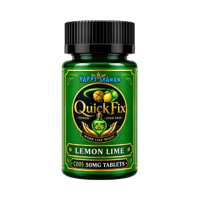 Happy Shaman Quick Fix Kratom Extract Tablets 20ct 50mg Per Tablet