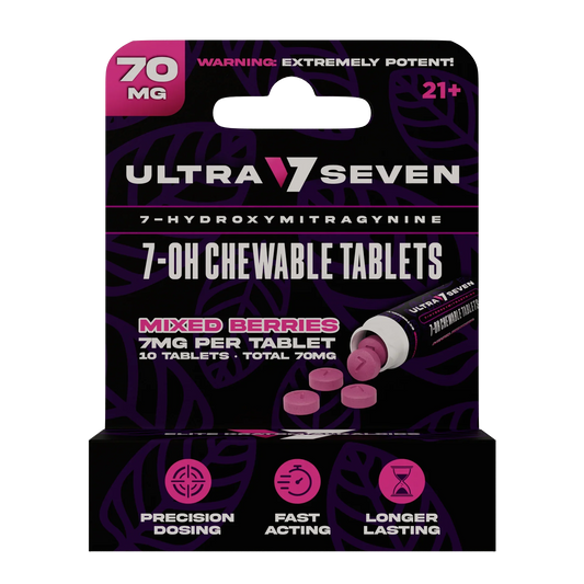 Ultra Seven 10ct 7OH Tabs Mix Berries 7mg Per Tablet - Seven Tech