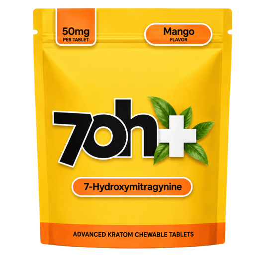 7OH Plus 7-Hydroxymitragynine Chewable Tablets 50mg Per Tablet
