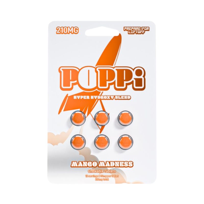 Poppi Hyper Hydroxy Blend Chewable Tablets 6ct 35mg Per Tablet