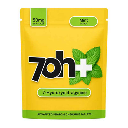 7OH Plus 7-Hydroxymitragynine Chewable Tablets 50mg Per Tablet