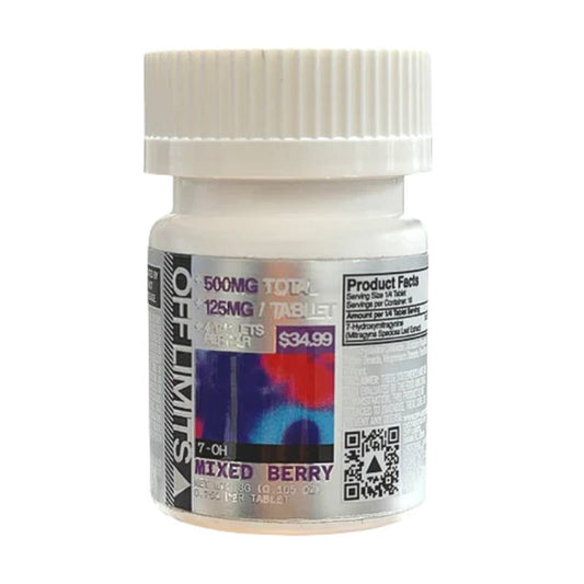 OFF LIMITS 7-HYDROXYMITRAGYNINE TABLETS 4CT 125MG PER TABLET