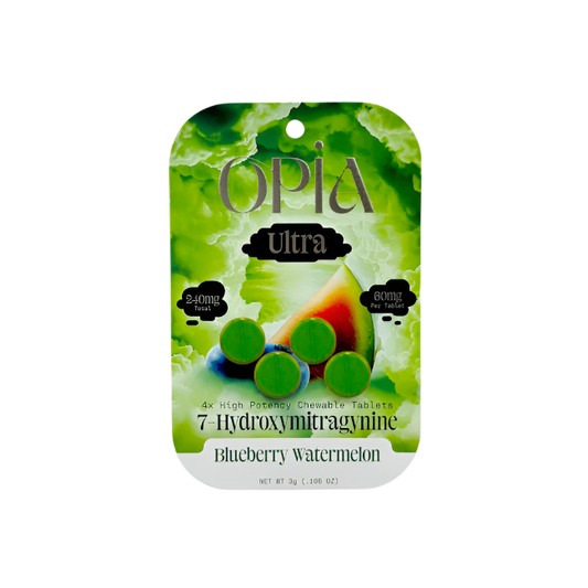 OPIA 4ct 7OH Chewable Tabs Blueberry Watermelon 60mg Per Tablets - Seven Tech