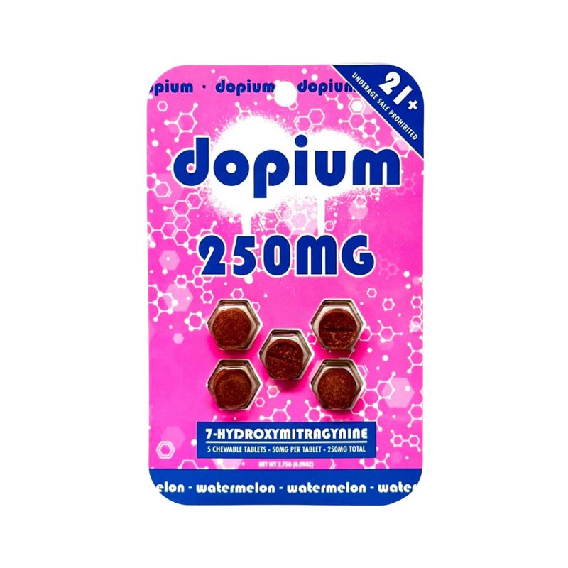 DOPIUM 7-HYDROXY CHEWABLE TABLETS