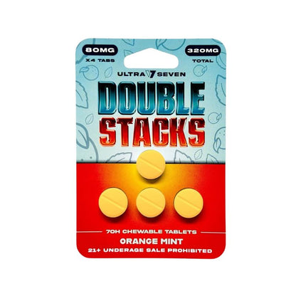 🎁 Ultra Seven Double Stacks 7-Hydroxymitragynine Chewable Tab 4ct 80mg Per Tablet (100% off)