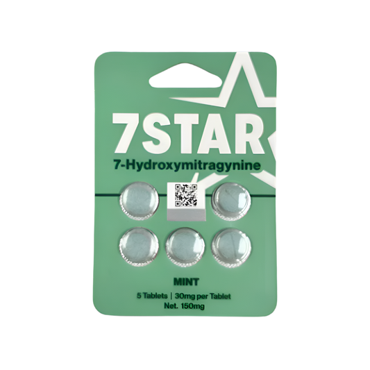 7Star 5ct 7OH Chewable Tabs Mint 30mg Per Tablets - Seven Tech