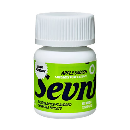 SEVN 20ct 7OH Tabs Apple Smash Sour Apple 40mg Per Tablets - Seven Tech