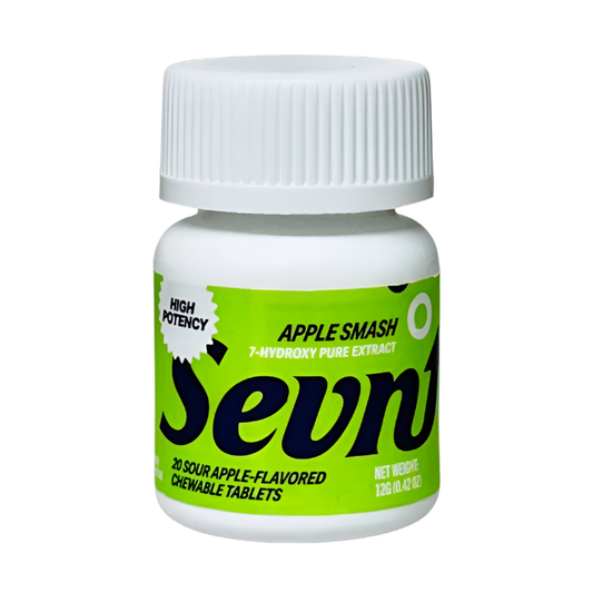SEVN 20ct 7OH Tabs Apple Smash Sour Apple 40mg Per Tablets - Seven Tech