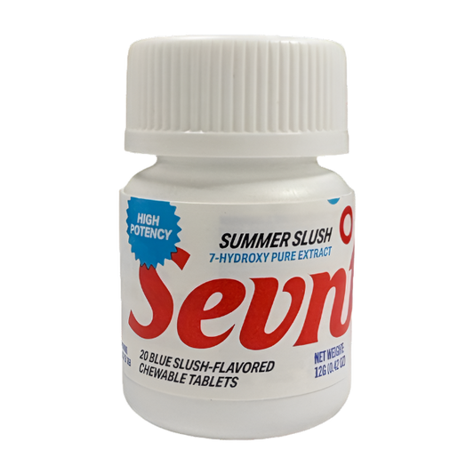 SEVN 20ct 7OH Tabs Summer Splash Blue Slush 40mg Per Tablet - Seven Tech