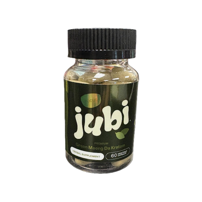 Jubi Focus Green Maeng Da Kratom Capsules 60ct - Seven Tech