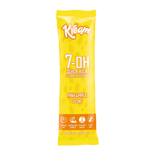 Kream Kratom 7-Hydroxymitragynine Quick Kick Pineapple Powder 20mg - Seven Tech