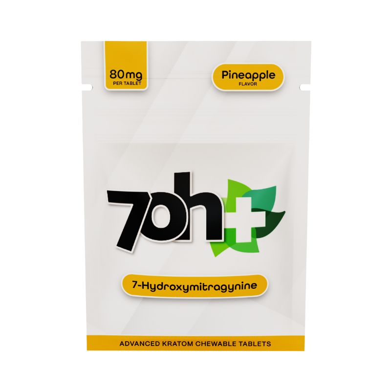 7OH Plus 7-Hydroxy Advance Kratom Chewable Tablets 80mg Per Tablet