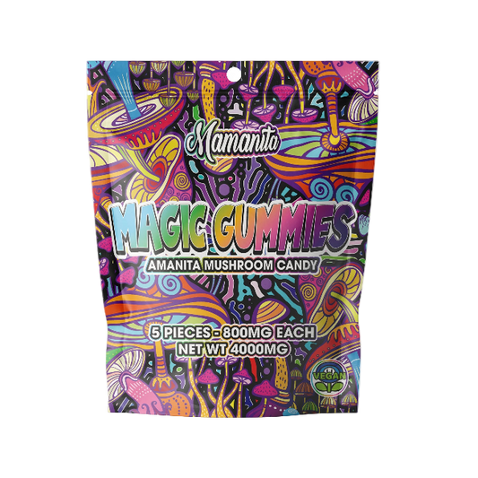 Mamanita Assorted Magic Gummies Mushroom Candy 10pcs 800mg 8000mg Per Pkg