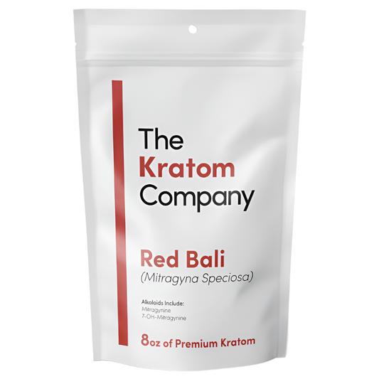 THE KRATOM COMPANY POWDER 8OZ - BALI RED VEIN - Seven Tech