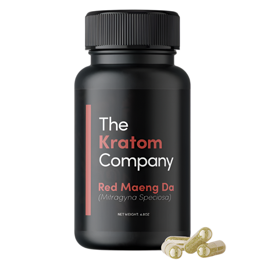 THE KRATOM COMPANY CAPSULES 500CT / 14.4OZ / 500MG - MAENG DA RED VEIN - Seven Tech