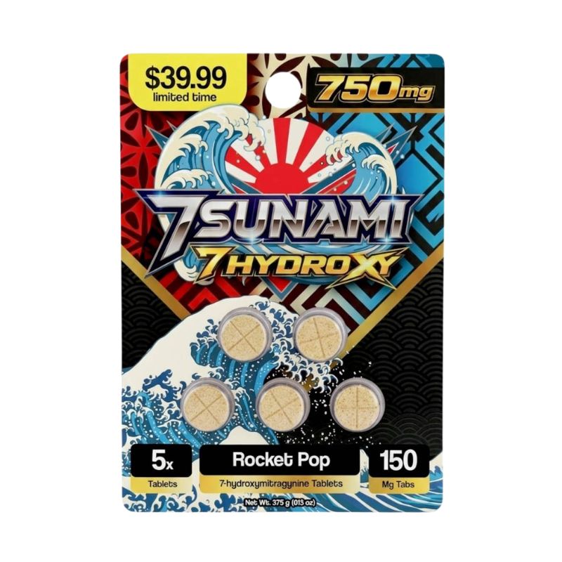 7-Hydroxy Tablets - Tsunami 7-Hydroxymitragynine 