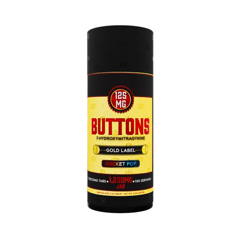 Button 7-Hydroxymitragynine Tablets