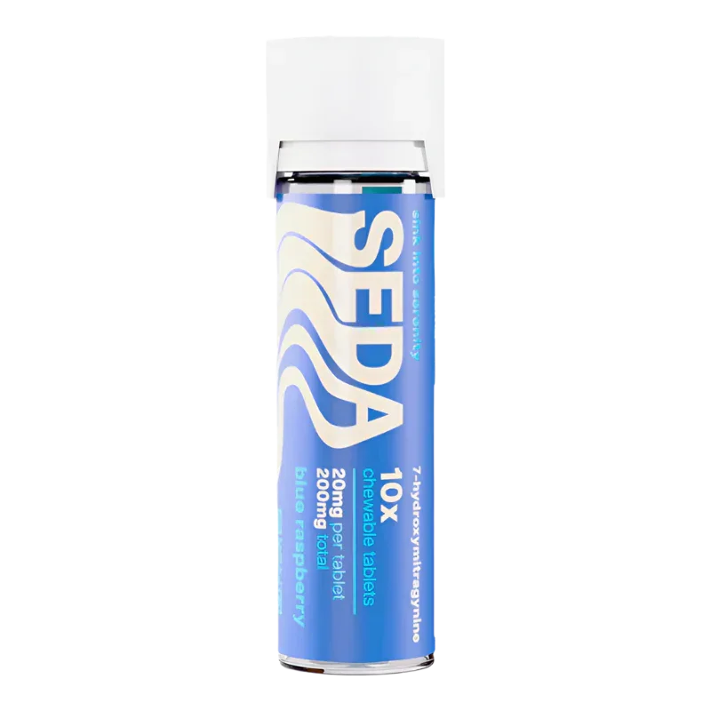 🎁 SEDA 10ct 7OH Chewable Tablet Blue Raspberry 20mg Per Tablet (100% off)