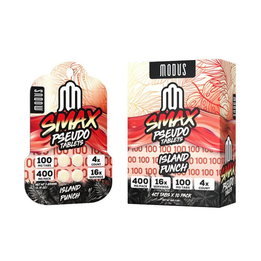 MODUS SMAX PSEUDO TABLETS 100MG 4CT - ISLAND PUNCH