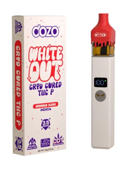 DOZO - WHITE OUT 3.5G DISPOSABLES - SNOWMAN SLUSH - INDICA - Seven Tech