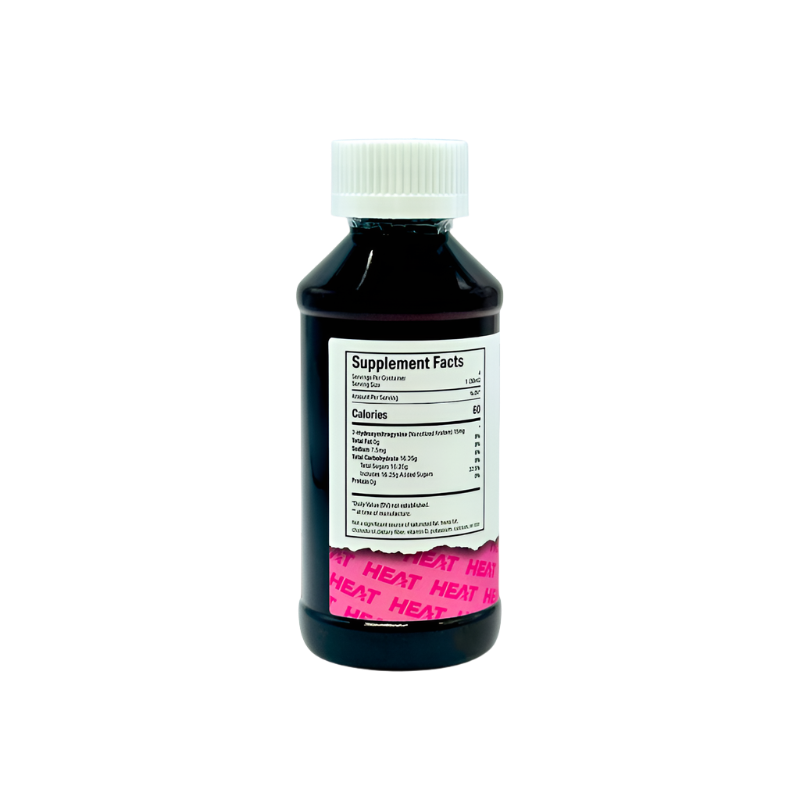 Straight Heat 7OH Sippin Syrup Watermelon 118ml 60mg