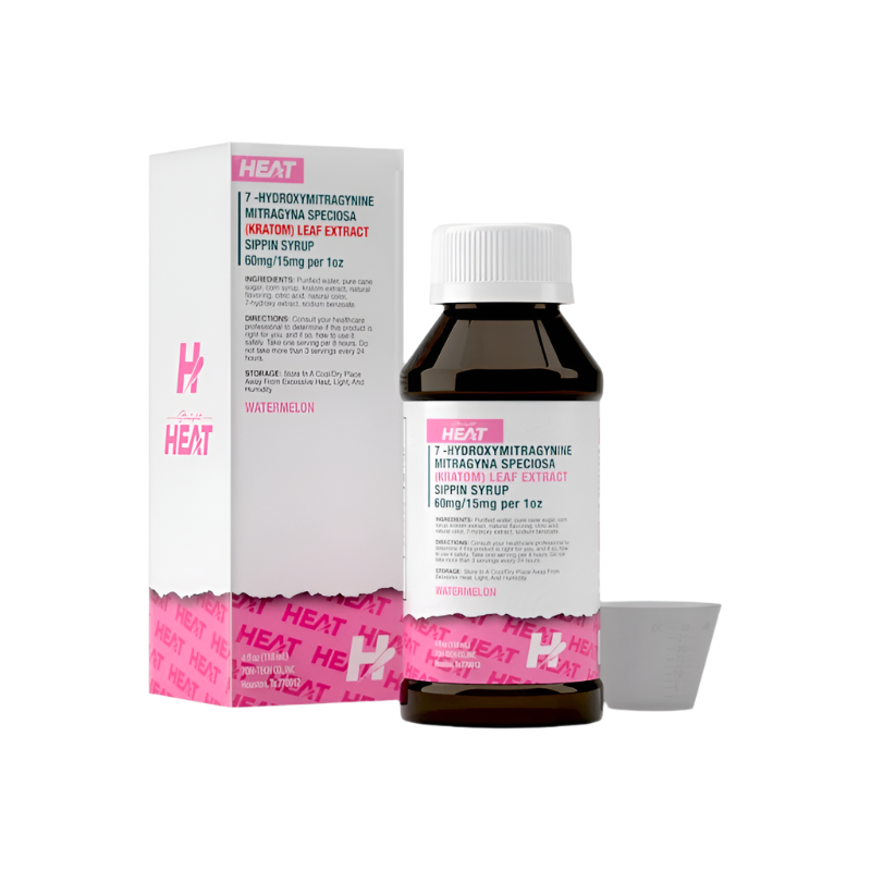 Straight Heat 7OH Sippin Syrup Watermelon 118ml 60mg