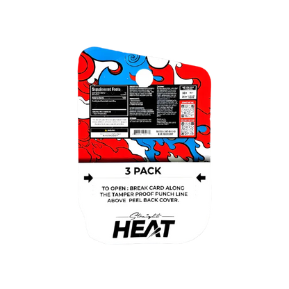 Straight Heat 3ct 7OH Eighties Pseudo Tabs Bomb Pop 80mg per Tablet - Seven Tech