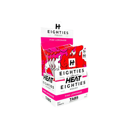 Straight Heat 3ct 7OH Eighties Pseudo Tabs Pink Lemonade 80mg per Tablet - Seven Tech
