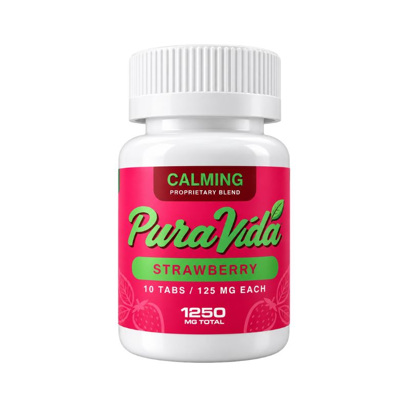 Pura Vida Calming Proprietary Blend Tablets 10ct 125mg Per Tablet