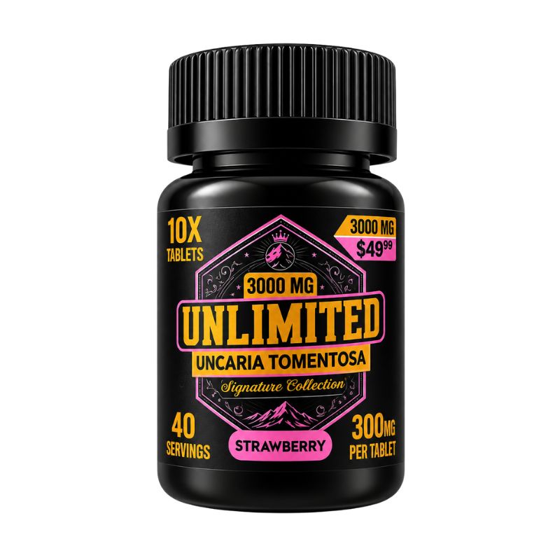 Unlimited Uncaria Tomentosa Tablets 10ct 300mg Per Tablet