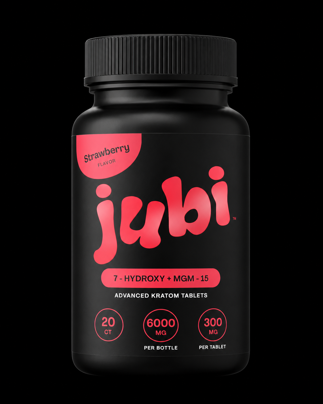 Jubi 7-Hydroxy + MGM-15 — 20CT 6000MG Bottle