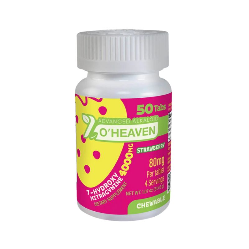 7 O'heaven 7-Hydroxymitragynine Chewable Tablets 50ct 80mg Per Tablet