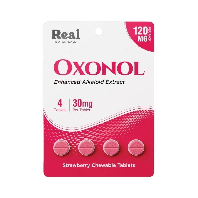 REAL BOTANICALS OXONOL 30MG PER TABLET - STRAWBERRY (Next-Generation 7-OH Alternative)