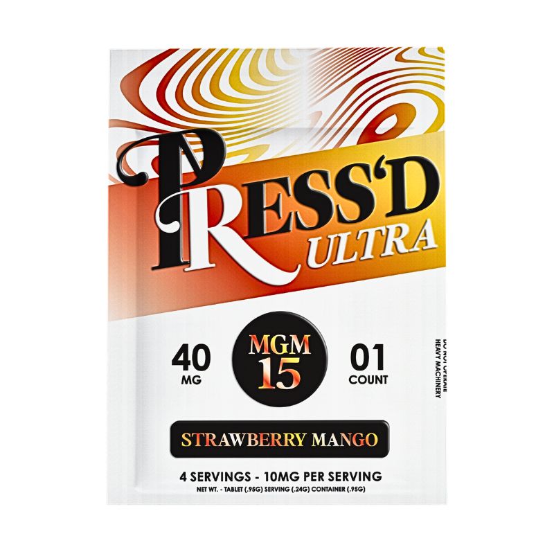 Press'd Ultra Mgm-15 40mg Tablets - 1ct