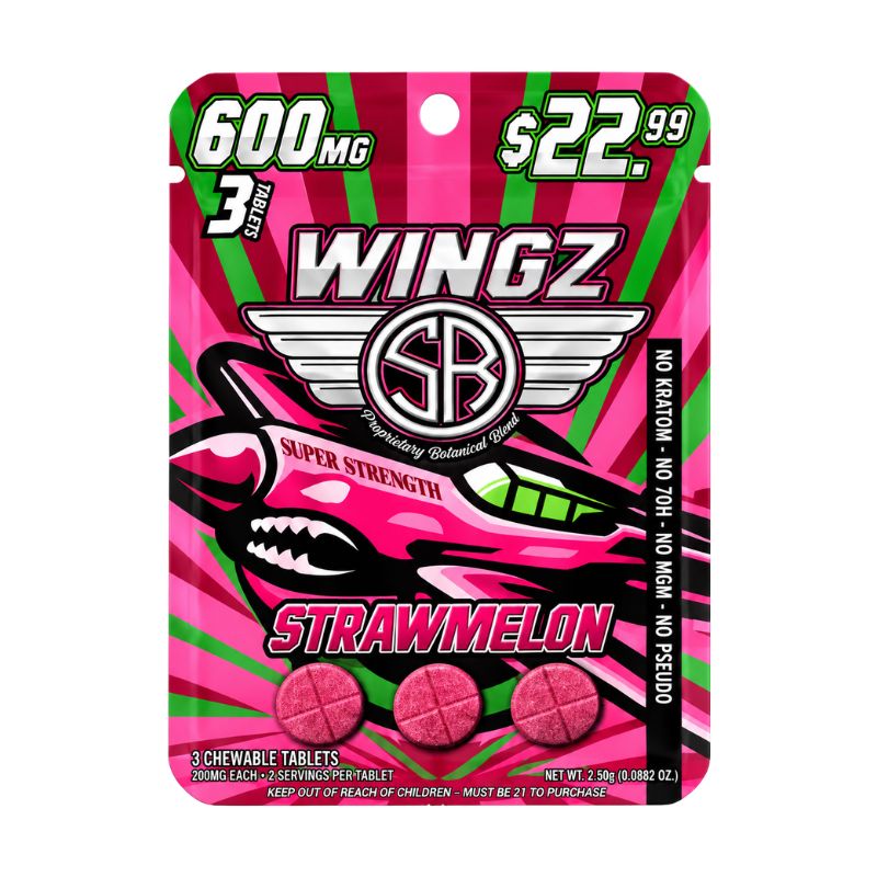 Wingz Proprietary Botanical Blend Chewable Tablets 3ct 200mg Per Tablet