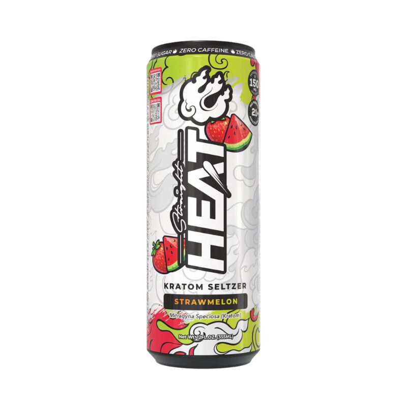 STRAIGHT HEAT KRATOM SELTZER 12OZ