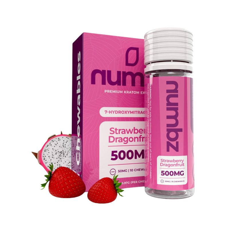 NUMBZ 7-HYDROXYMITRAGYNINE PREMIUM KRATOM EXTRACT TABLETS 10CT 50MG PER TABLET