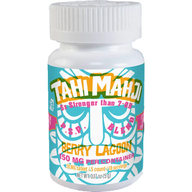 TAHI MAHJI P.S.P BLEND 30MG PER TABLET 5CT BERRY LAGOON - Seven Tech