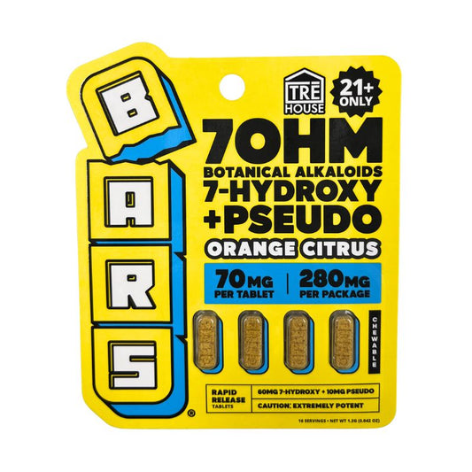 tree house bar​s - tre house bars 7oh​ - tre house - 7-Hydroxy + Pseudo Tablets - 7oh for sale