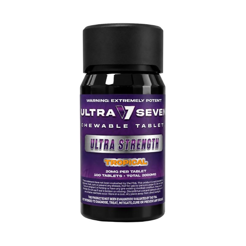 🎁 Ultra Seven Ultra Strength 7-Hydroxymitragynine Chewable Tablets 100ct 20mg Per Tablet (100% off)
