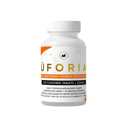 Uforia Full Spectrum 15ct 7-OH Tabs Orange 15mg Per Tablet - Seven Tech