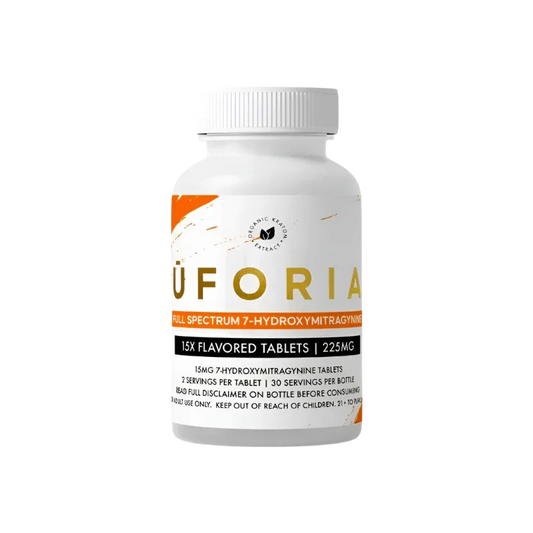 Uforia Full Spectrum 15ct 7-OH Tabs Orange 15mg Per Tablet - Seven Tech
