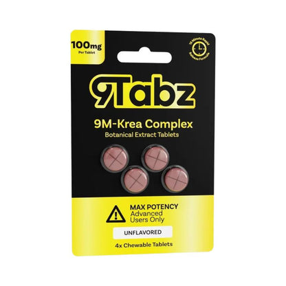 🎁 9Tabz 9M-KREA Complex Botanical Extract Tablets 4ct 100mg Per Tablet (100% off)