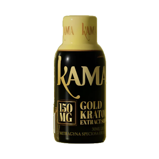KAMA MITRAGYNINE Liquid Gold Kratom Extract Shot 150mg 1ct - Seven Tech