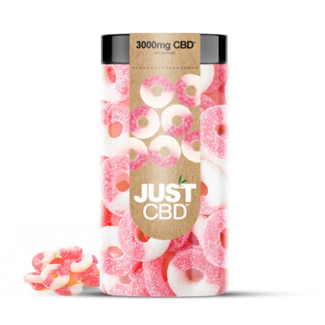 JUST CBD GUMMIES 3000MG - WATERMELON RINGS