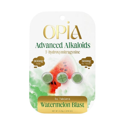🎁 Opia Advanced Alkaloids 7-Hydroxymitragynine Tablets 3ct 300mg Per Tablet (100% off)