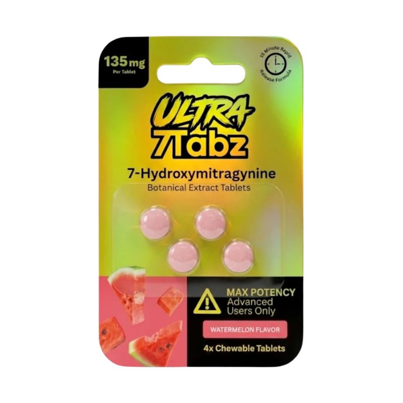 🎁 7Tabz Ultra Max Potency 7-Hydroxymitragynine Tablets 4ct 135mg Per Tablet (100% off)