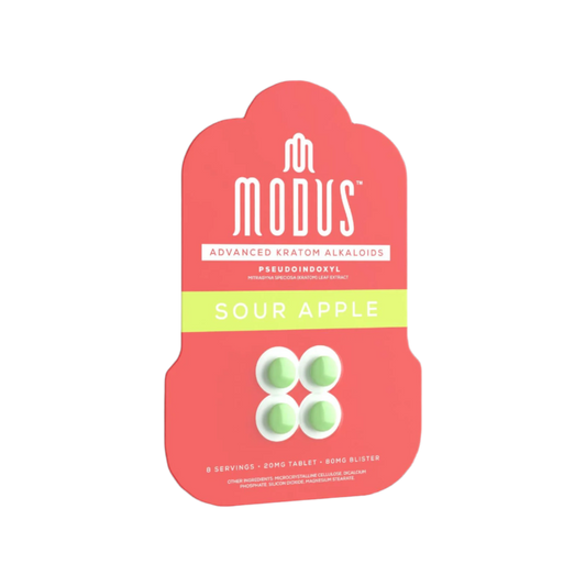 Modus 4ct Psuedoindoxyl Tabs Sour Apple 20mg per Tablet