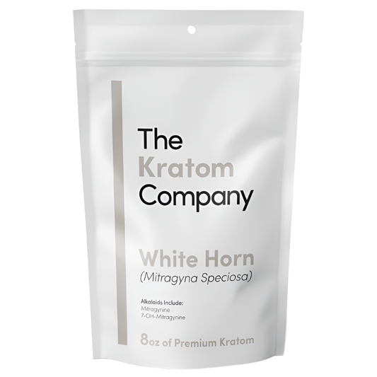 THE KRATOM COMPANY POWDER 8OZ - HORN WHITE VEIN - Seven Tech