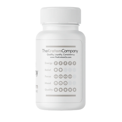 THE KRATOM COMPANY CAPSULES 75CT / 2.6OZ / 500MG - HORN WHITE VEIN - Seven Tech